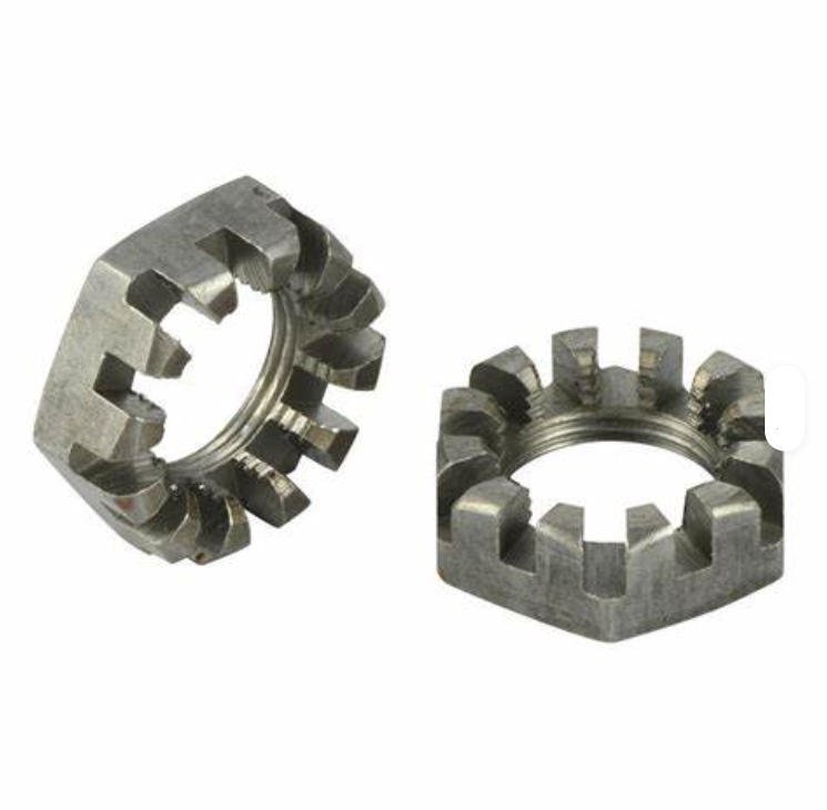 Hex Slotted Thin Nuts